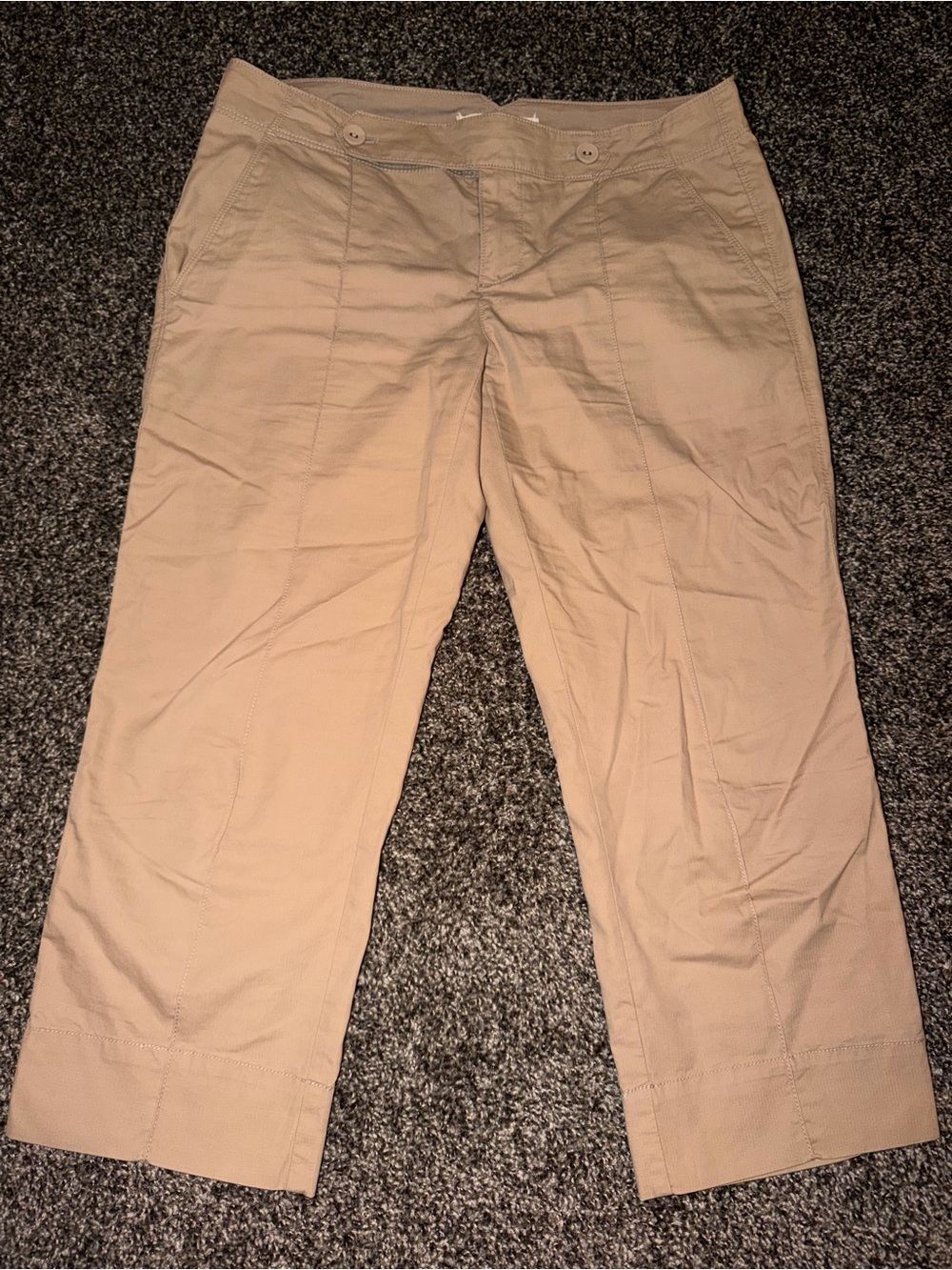Women’s Ann Taylor Loft Beige Khaki Capris